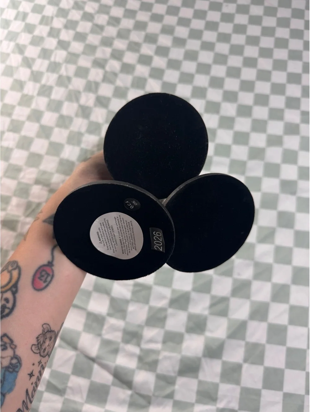 IKEA Black Metal Triple Candle Holder